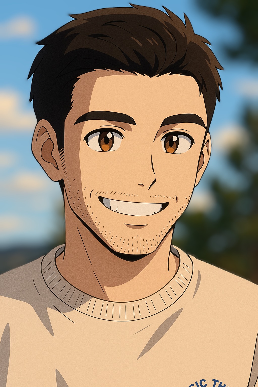 Anime-style portrait